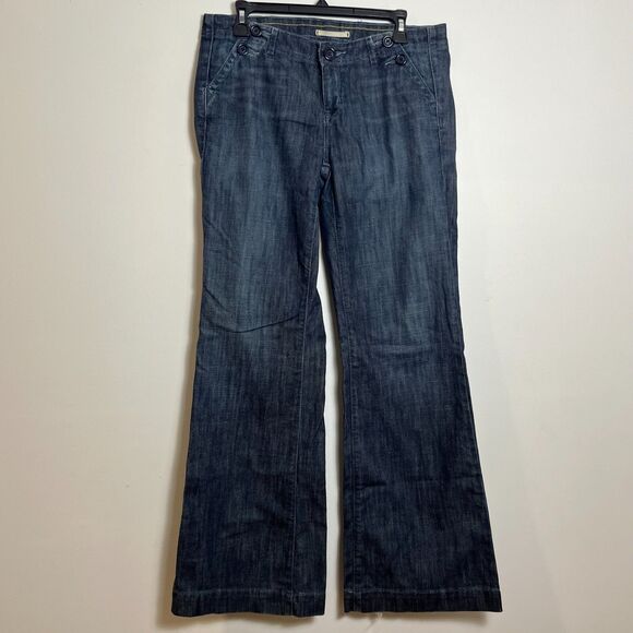 Gap Denim - GAP Women's Wide Leg Jeans - Deep Blue